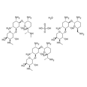 Gentamycin Sulfate (1405-41-0) C60H127N15O26S