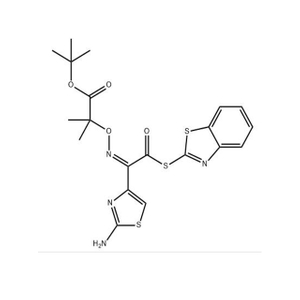 2-Mercaptobenzothiazolyl-(Z)-(2-aminothiazol-4-yl)-2-(tert-butoxycarbonyl) Isopropoxyiminoacetate 