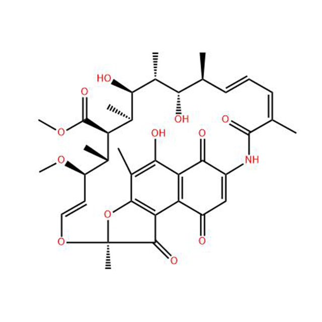 Rifamycin S (13553-79-2) C37H45NO12
