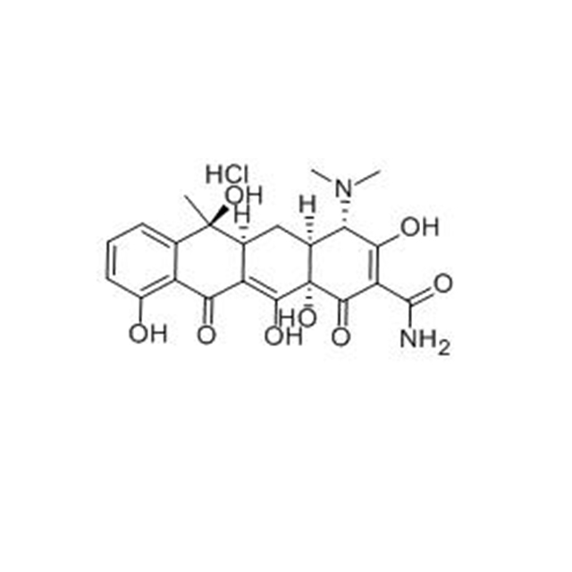 Tetracycline Hydrochloride (64-75-5) C22H25ClN2O8